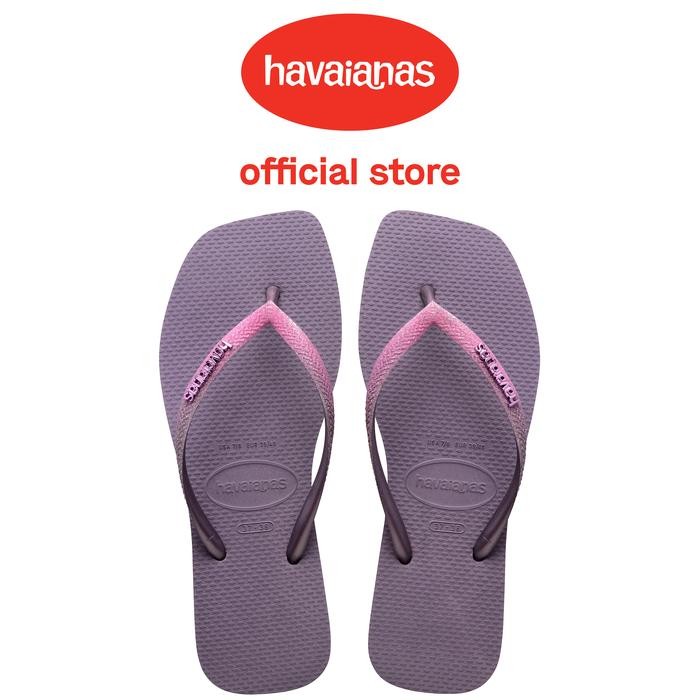 Pilihan- [Online Exclusive] Havaianas 1780 Slim Square Glitter - Malve - Sandal Wanita