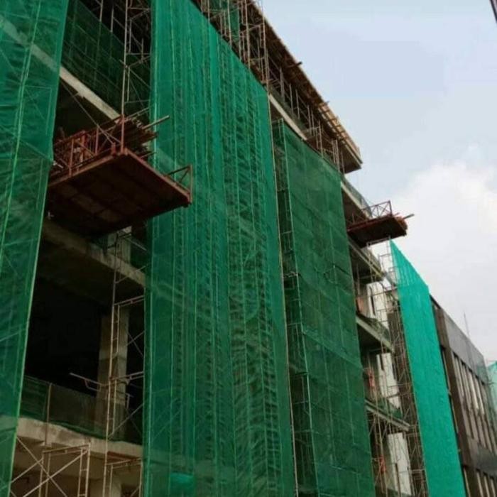 1 Rol Roll JARING PENGAMAN SAFETY NETT Waring Keramba Kasa Proyek Keselamatan Keamanan HIJAU 1 Meter