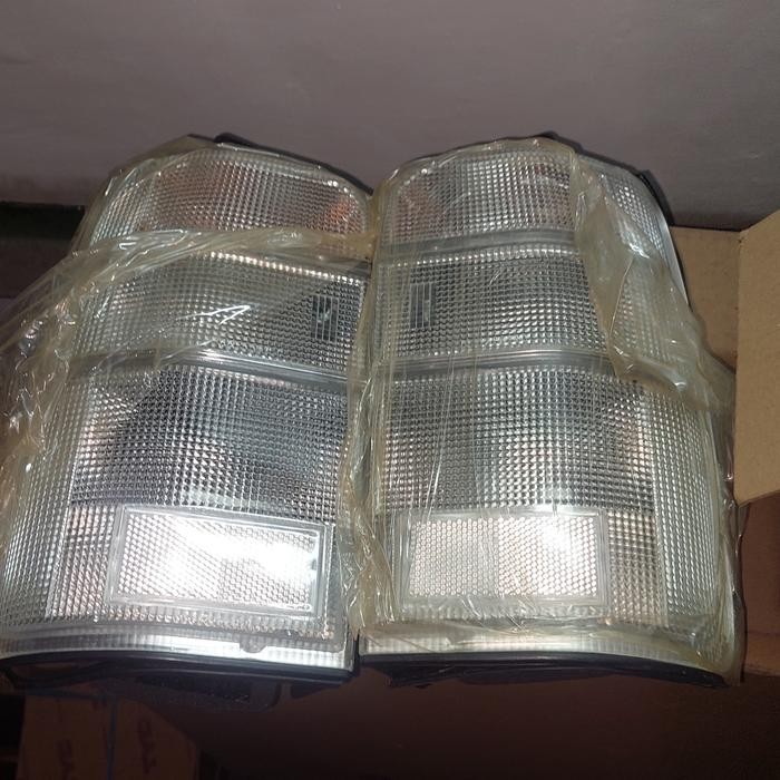 Stoplamp Kijang Kapsul 97-99 Model Bening Putih Lucid Taiwan