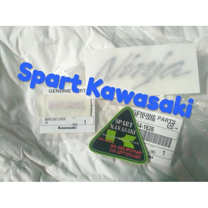 Emblem Stiker Sticker Logo Ninja H2 H2R Original Kawasaki