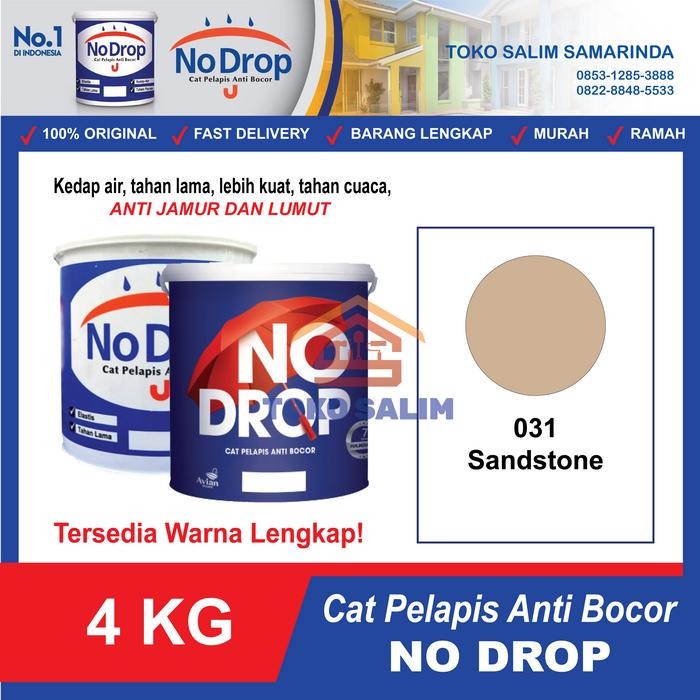 ] No Drop Cat Pelapis Anti Bocor Waterproof 4KG - 031 Sandstone