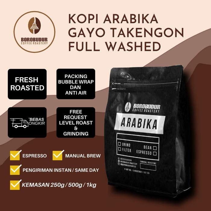 PROMO  KOPI ARABICA GAYO TAKENGON BIJI DAN BUBUK