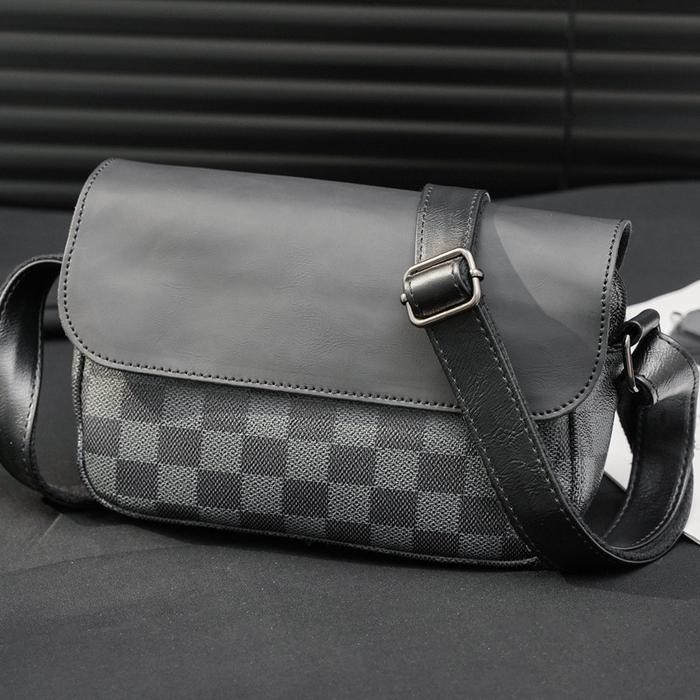 Leather Concept YULIUS Tas Selempang Pria Kulit Mini Sling Bag Kulit Pria