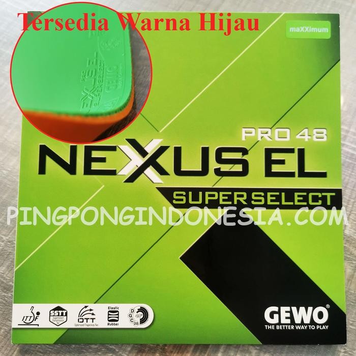 fb17- Gewo Nexxus El Pro 48 Superselect - Karet Pingpong Rubber Tenis Meja