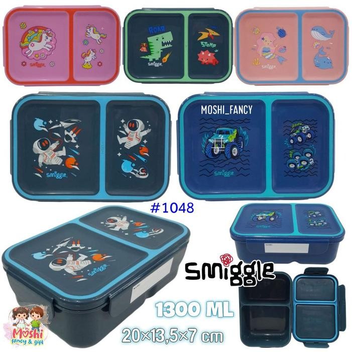 Terlaris Lunch Box Smiggle Dinosaurus/ Smiggle Lunch Box Anak Dino / Tempat Makan Anak Laki-Laki /