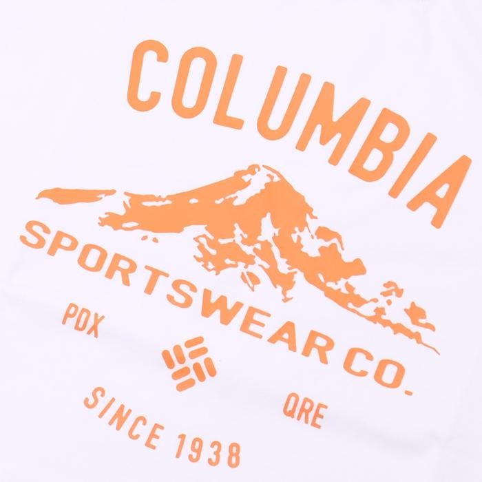 Kaos Outdoor Columbia Meeker Peak T-Shirt Casual Orange Original best seller