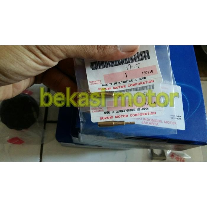 pilot jet ukuran 17.5 satria fu shogun smash jupiter original