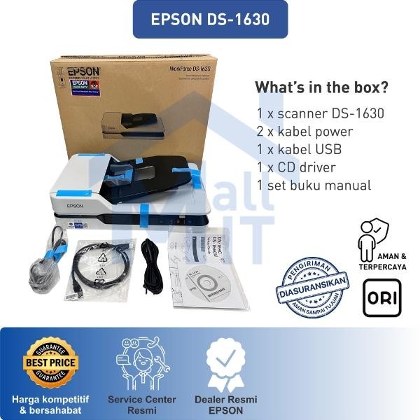 m8lx- Scanner Epson Ds-1630 Epson Ds1630 Adf Scanner Garansi Resmi