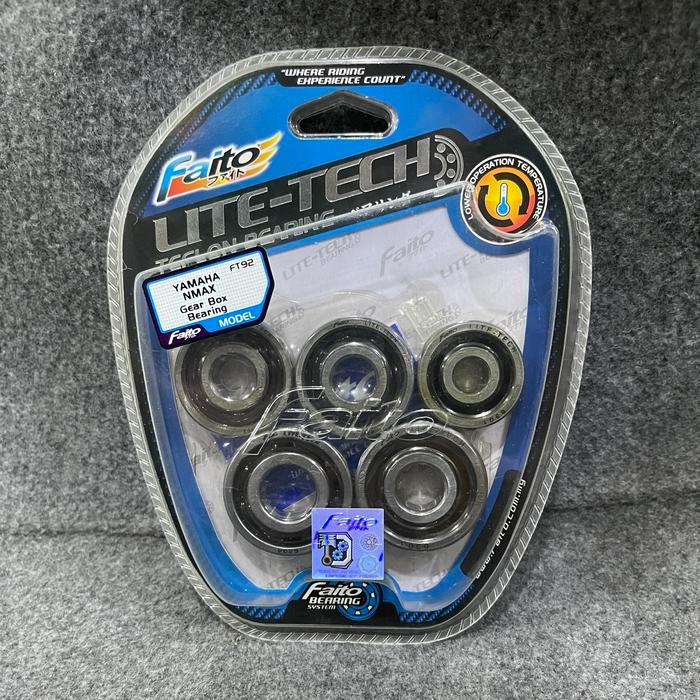 Populer Bearing Laher Gear Box Sett Faito Yamaha Nmax 155 Aerox 155 Terlariss 
