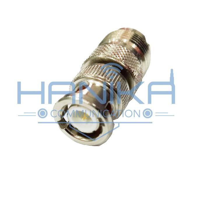 qez7- Konektor Bnc Male To Pl Female Ori Taiwan Radio Ht Rig Ke Antena Luar