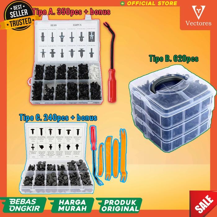 Baut Mobil Rivet Kancing Universal Car Clip Body