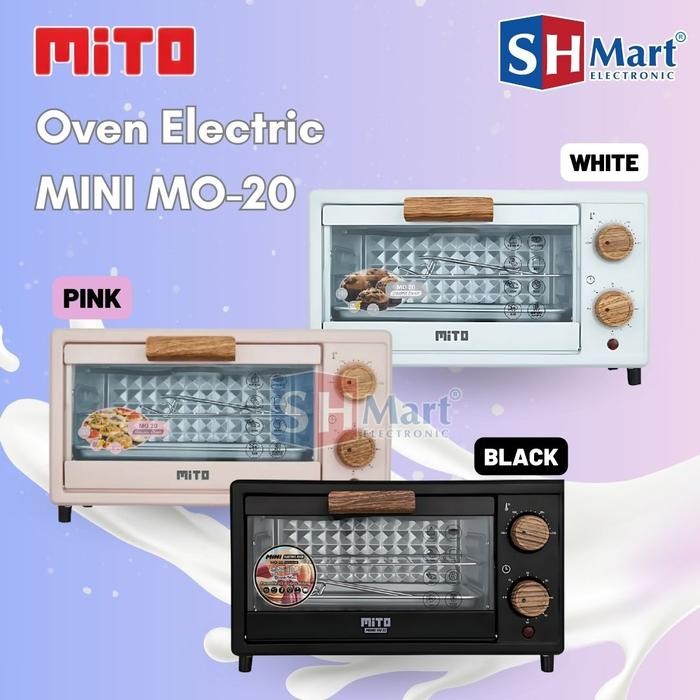 MITO Oven Listrik Mini MITO MO 20 / MO20 Kapasitas 11 Liter (MEDAN)