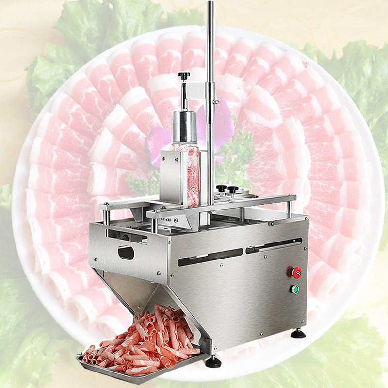 BEST SELLER Commercial Fast Meat Slicer CNC Beef Meat Slicer Mutton Roll Meat Slicer Meat Planer Sli