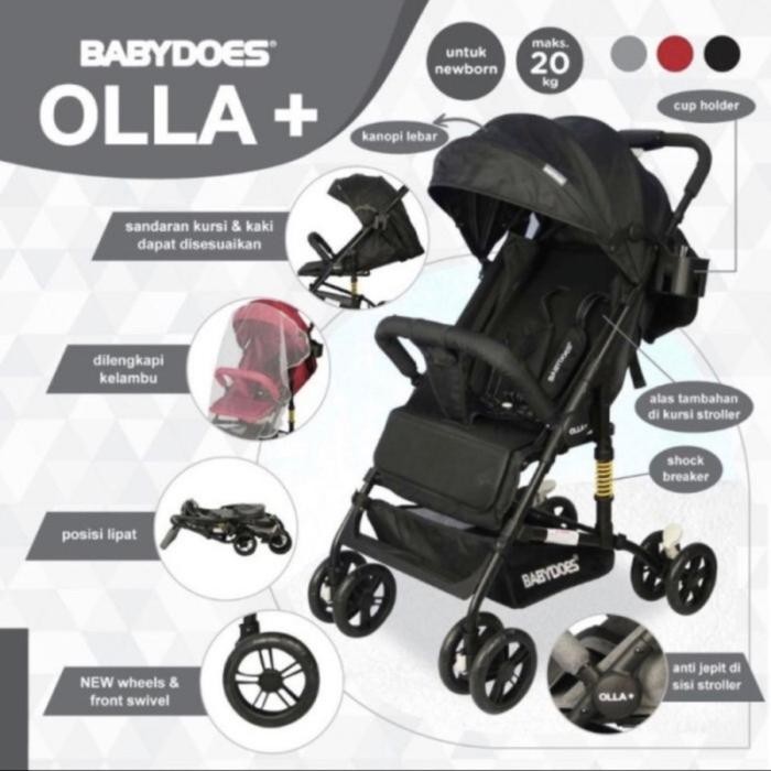 Stroller BabyDoes / Baby Does Olla + / Kereta Dorong Bayi