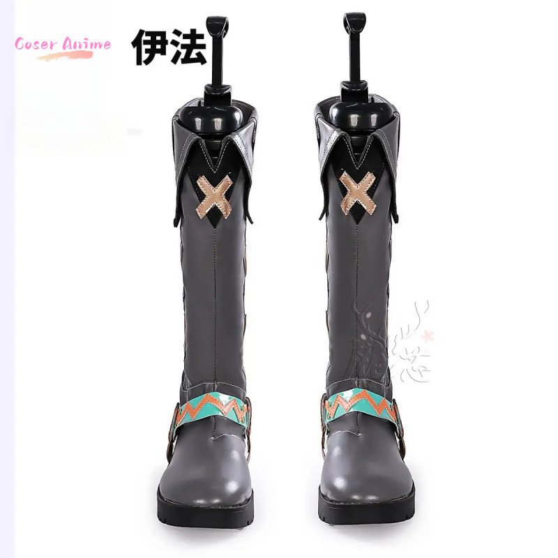 GENSHIN IMPACT IFA COSPLAY SHOES ANIME CHARACTER PROP HALLOWEEN CARNIVAL PARTY