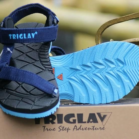 Sepatu sandal pria karet/Sandal gunung/Sandal outdoor/Triglav original