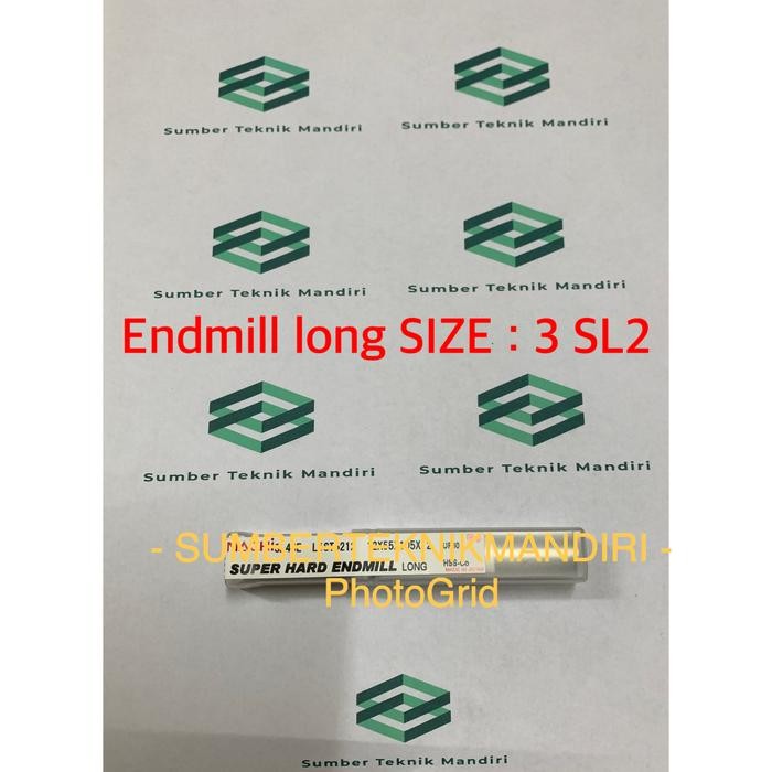 Nachi Super Hard Endmill Long 3 Mm Mata 2 / End Mill Long 3Mm Sl2