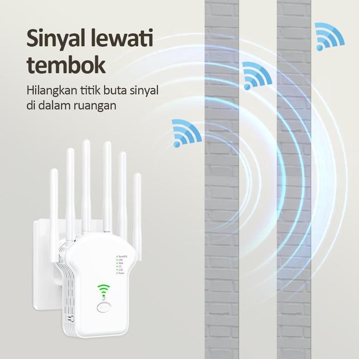 POPIC 6/8 Antena penguat sinyal wifi penguat sinyal wifi penguat sinyal wifi dual band penguat