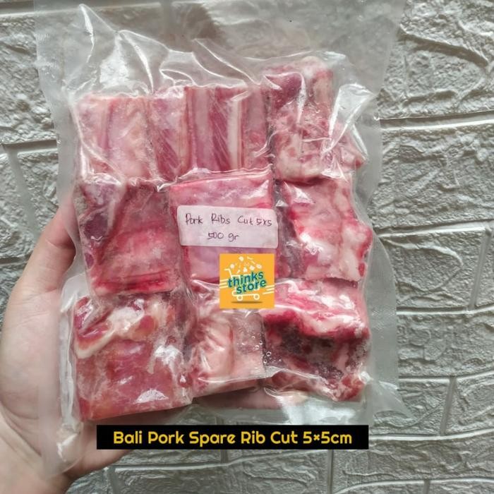 B2B2Lansungkirim- Iga Babi Bali Bakut-Paikut-Bakut Babi-Iga Babi Potong Siap Masak