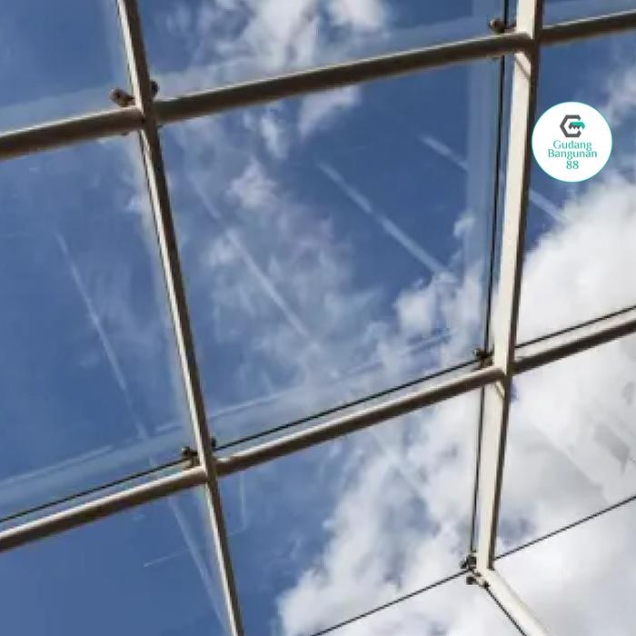 Atap Polyflat Polycarbonate Poly Flat 1.2Mm Solartuff