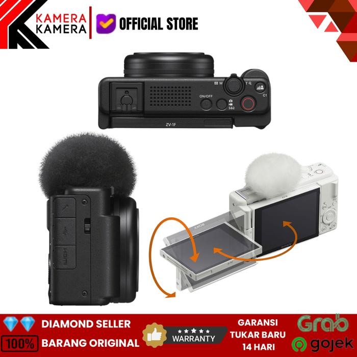 SONY ZV-1F / SONY ZV 1F / SONY ZV1F Digital Compact Kamera Vlog 4k
