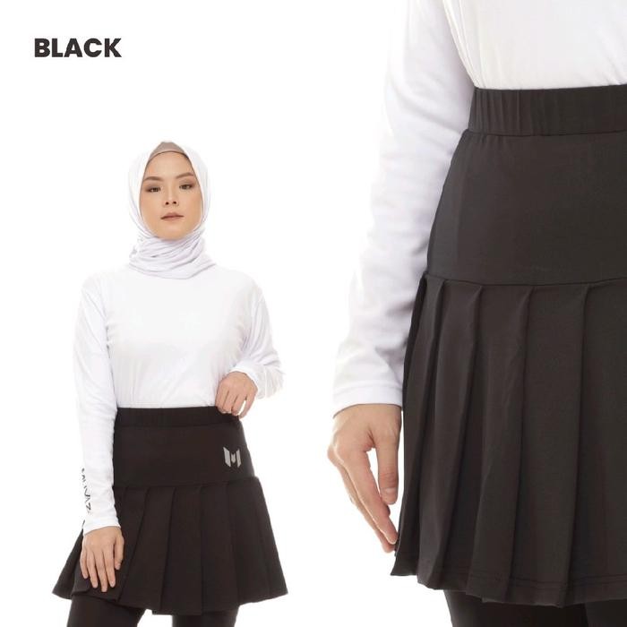 TerbaruSis- Muvaz Shana Skirt -Rok Olahraga Olahraga Wanita Model Rampel Panjang 40Cm.