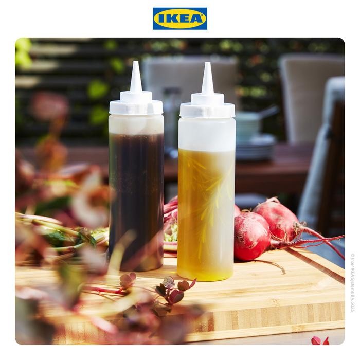 nfin- Ikea Grilltider Botol Pencet Untuk Saus / Kecap 330Ml Isi 2Pcs Plastik