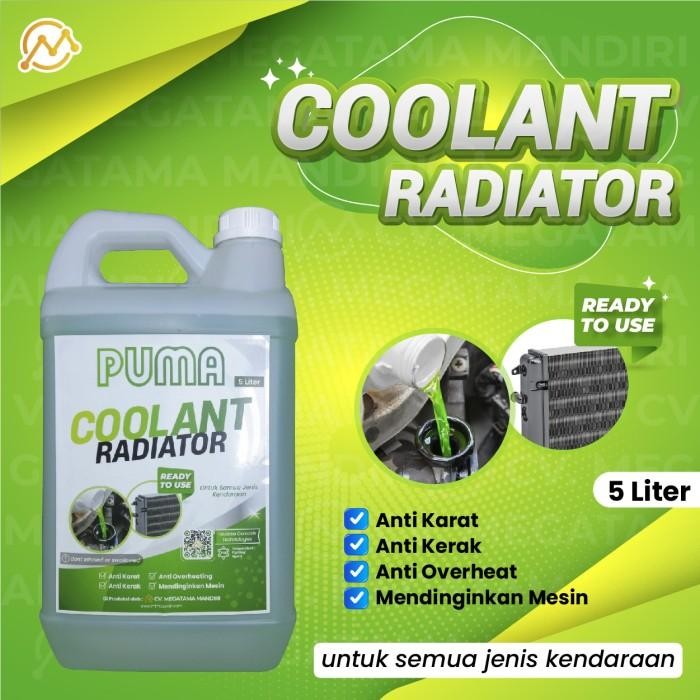 PUMA Coolant 5L / Air Radiator 5 Liter / Radiator Coolant 5 Liter - Pendingin Mesin Mobil & Motor
