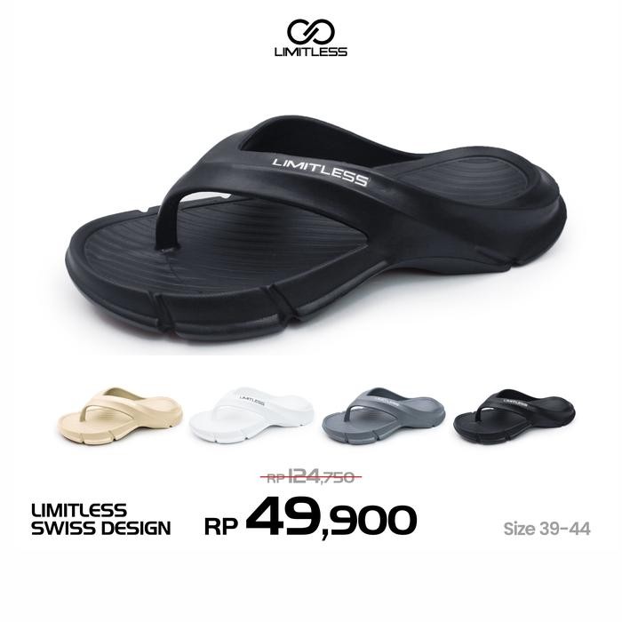 Super Sandal Jepit pria dewasa bahan ringan sendal anti slip tahan air Karet