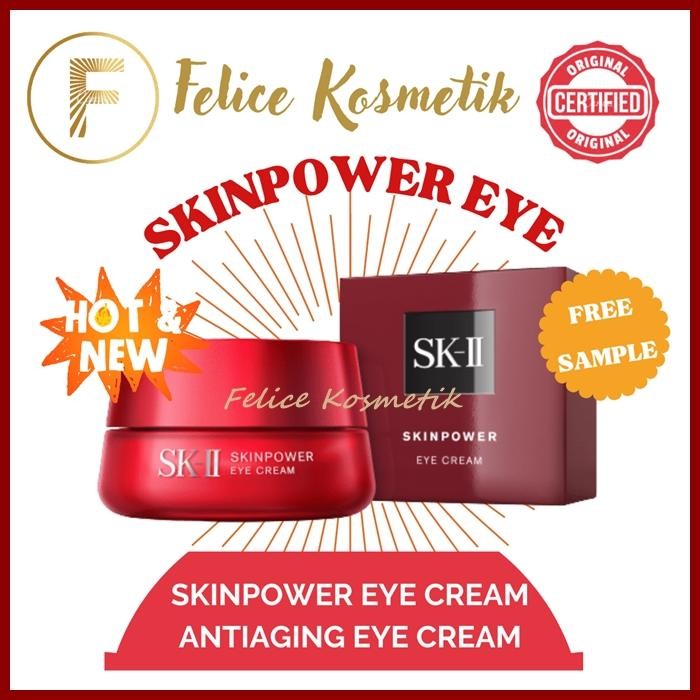 SK-II SK II SK2 SKII Skinpower eye Skin power Eye Cream 15 gr cream mata perawatan mata