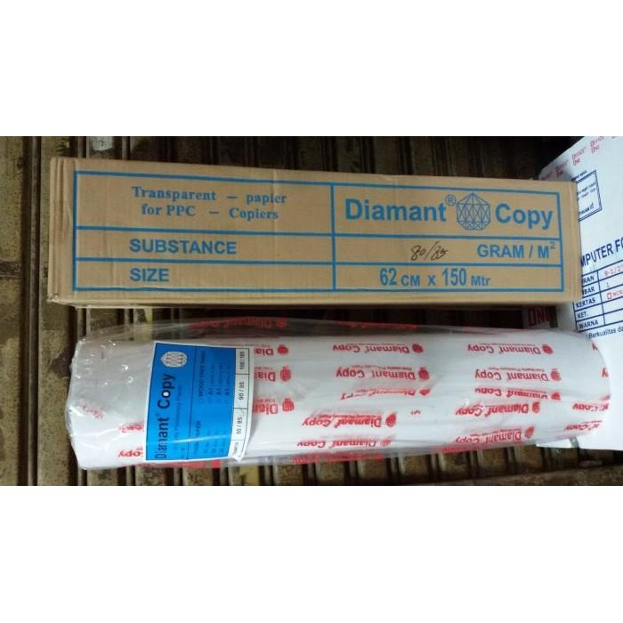 x1y5- Kertas Kalkir A1 80/85Gr 50M Diamant