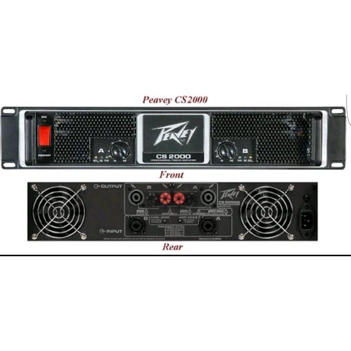 Laris Power Amplifier Peavey Cs2000 Cs 2000 Terlariss 