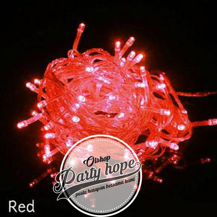 LAMPU TUMBRL MERAH / LAMPU LED MERAH / LAMPU NATAL / LAMPU HIAS MERAH