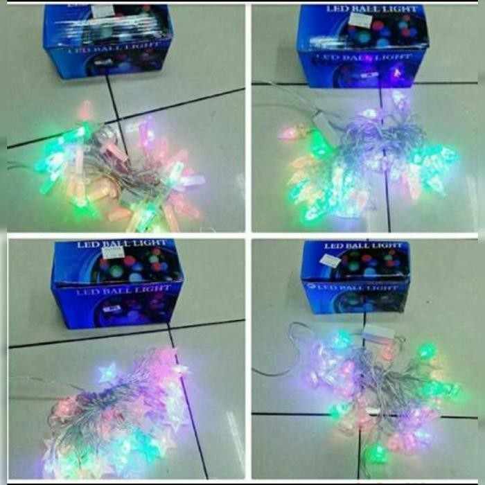 HIASAN LAMPU POHON NATAL MOTIF SALIB DLL 4 METER