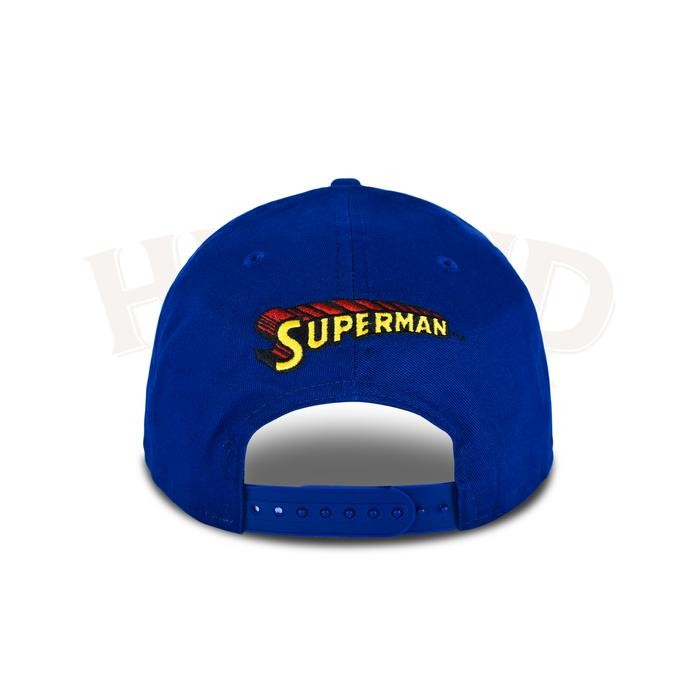 TOPI NEW ERA SUPERMAN USA FLAG LOGO 9FIFTY BLUE SNAPBACK 100% ORIGINAL