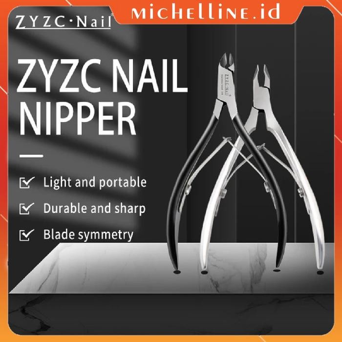 wm66- Zyzc Cuticle Nipper Black For Remover Cuticle