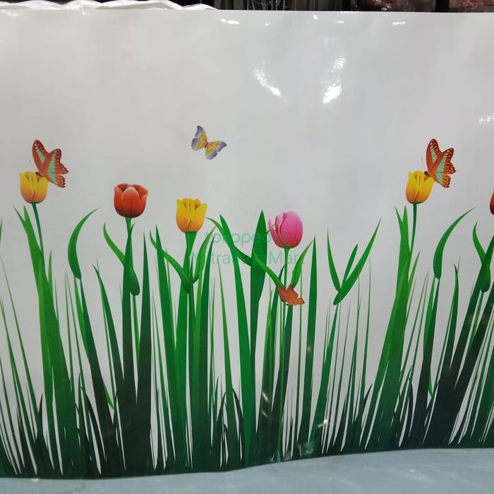 Fiber Plat Penutup Pagar Innoplas Motif Tulip