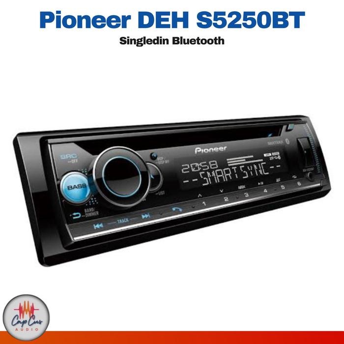 TAPE MOBIL AUDIO PIONEER DEH-S5250BT BLUETOOTH SINGLE DIN PIONEER
