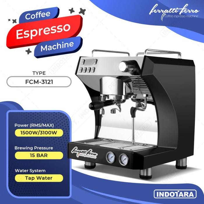 Mesin Kopi Espresso / Espresso Machine Ferratti Ferro FCM-3121