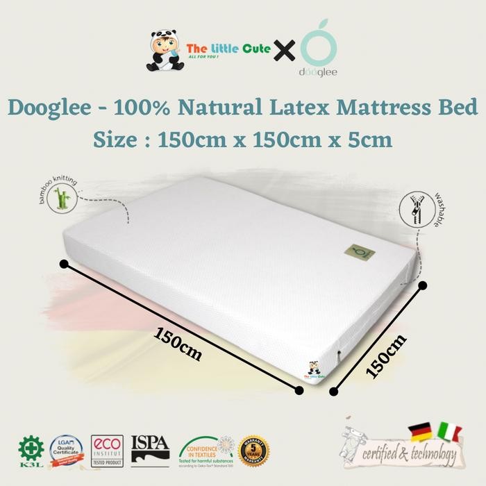 Dooglee Mattress Pad 150 x 150 x 5 cm Matras Tidur Bayi