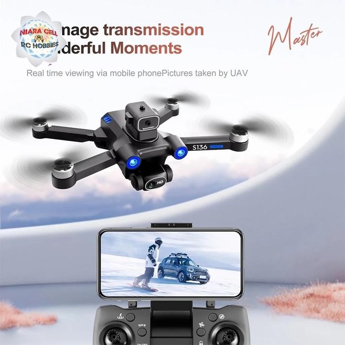 Drone Gps Jg99 Kamera Fullhd Optical Flow Brushless Stabil Bisa Rth Wifi Camera Terlaris
