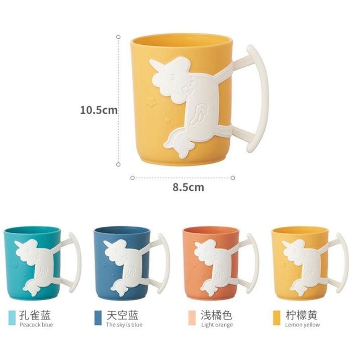 egk6- Gelas Minum Anak, Dewasa Karakter Kuda Unik, Elegan, Souvenir, Impor