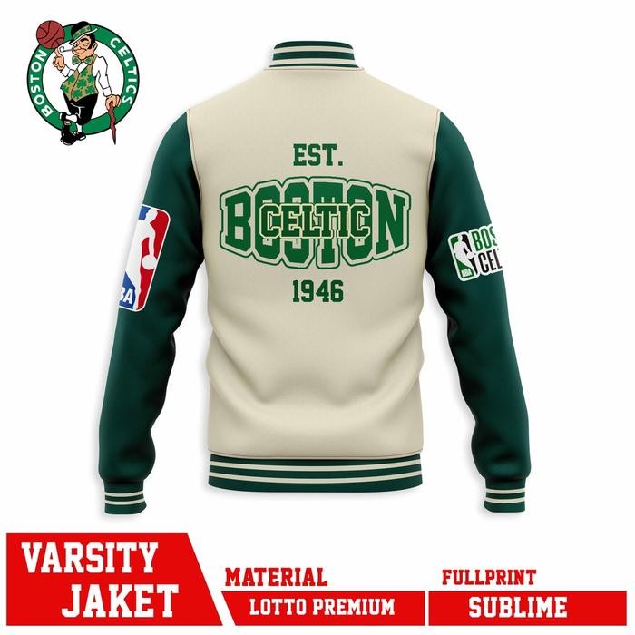 Varsity Jacket Basket Ball Celtics 46 Boston Tim Series Boston Promo 