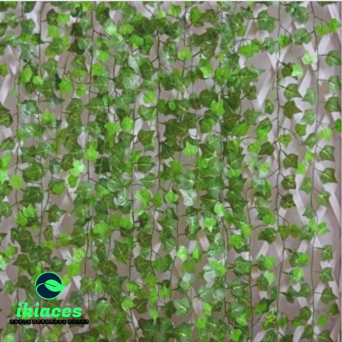 DAUN RAMBAT BUNGA PLASTIK Daun PALSU HIAS ARTIFISIAL DEKORASI DINDING