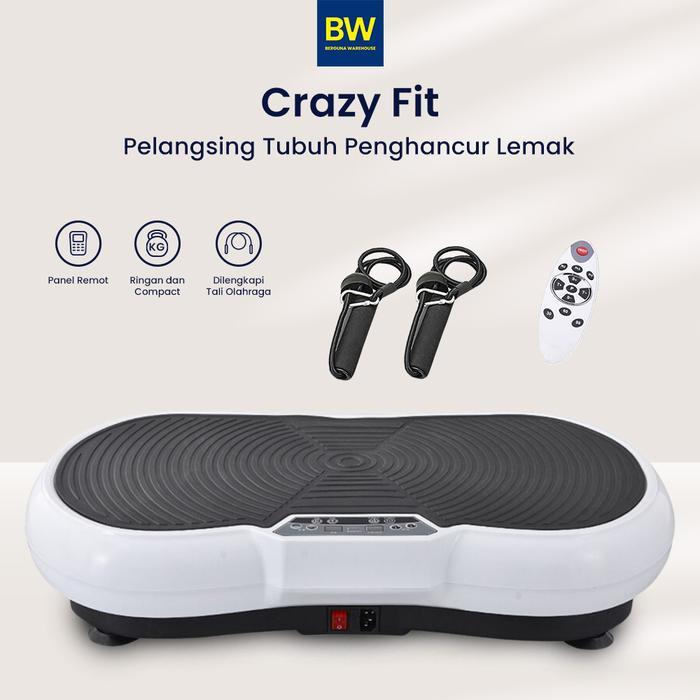 Terlaris Crazy Fit Alat Fitness Getar Lejel Vibe Tone Massager Terapi Crazyfit