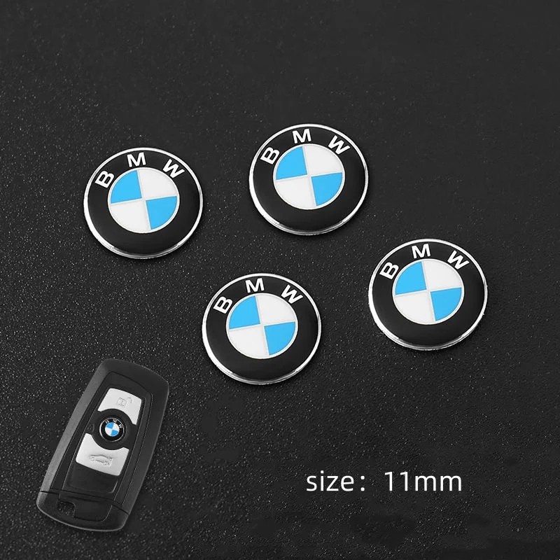 11mm applicable BMW car key logo sticker 1 3 5 7 series x1x3x4x5x6BMW remote control key logo