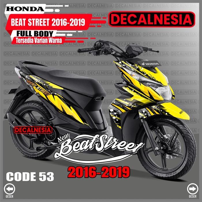 Decalnesia Decal Stiker Beat Street 2017 2018 2019 Old Full Body Motor Street 2016 Sticker Modif