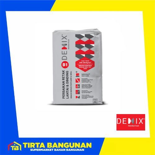 Demix B1 Perbaikan Retak Lantai Dan Dinding Perekat Dinding Beton Retak Abu Abu Air Pot 25Kg