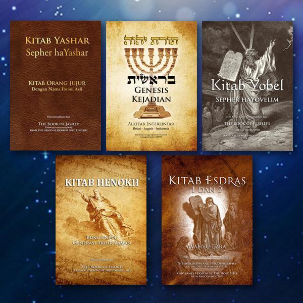 Paket Studi 5 Kitab: Kejadian + Yashar + Yobel, Henokh + Esdras 1 & 2