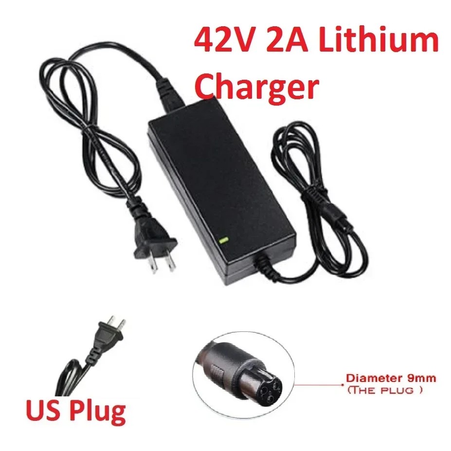 DISKON 42V 2A Universal Lithium Battery Charger For 36V 2A Hoverboard Self-Balancing Scooter 100-240